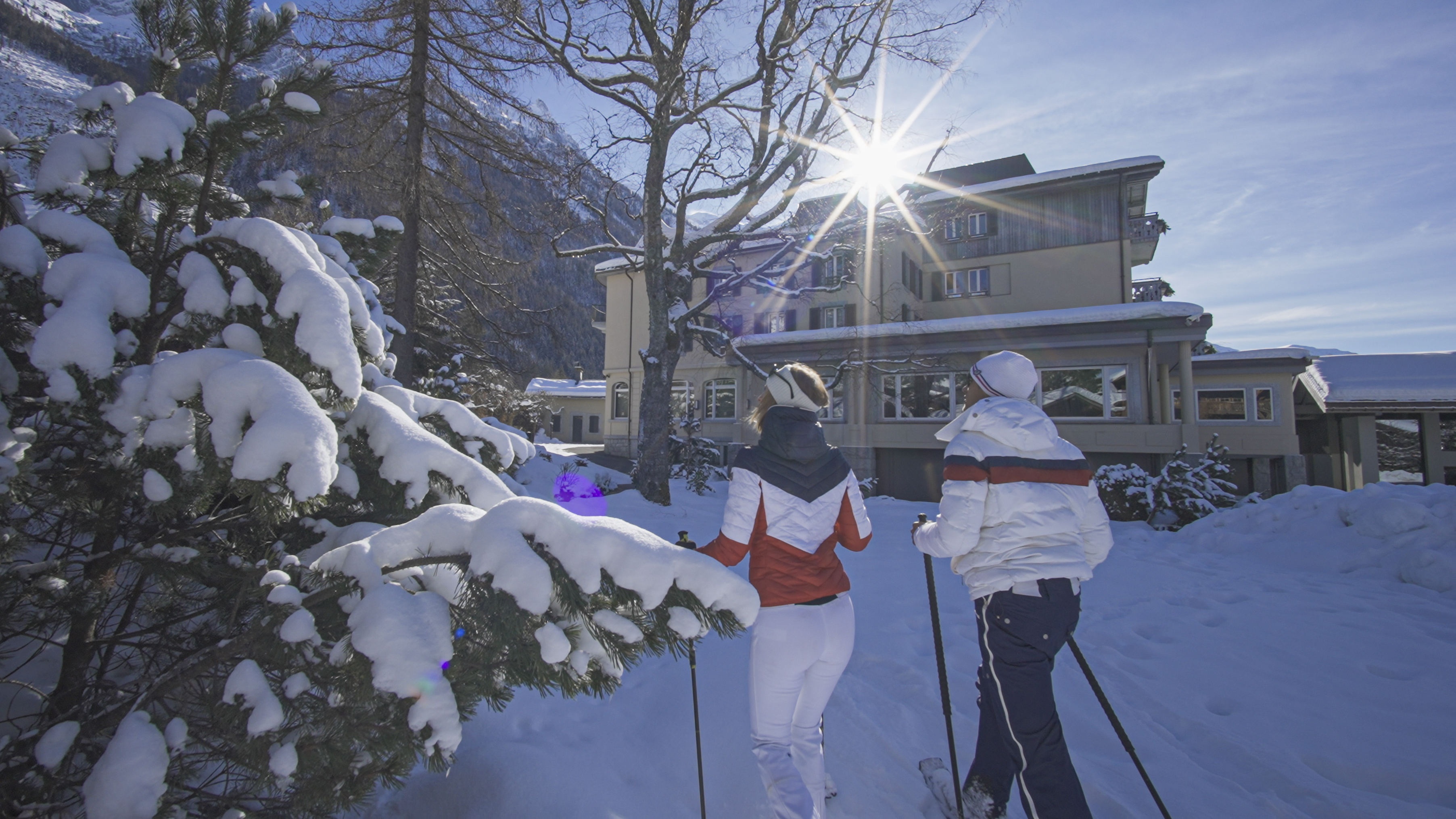 Couple - Chamonix Mont-Blanc - Neige