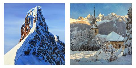 Exposition peinture 2024-2025 Hameau Albert 1er Chamonix 